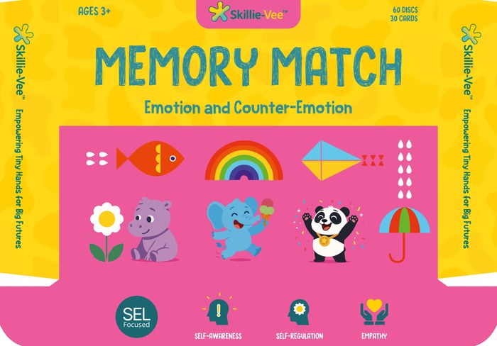 Skillie-Vee Memory Match Game Box